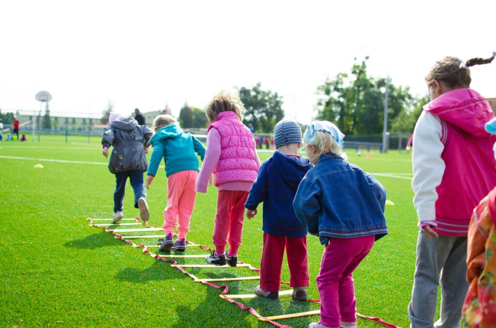 children playing